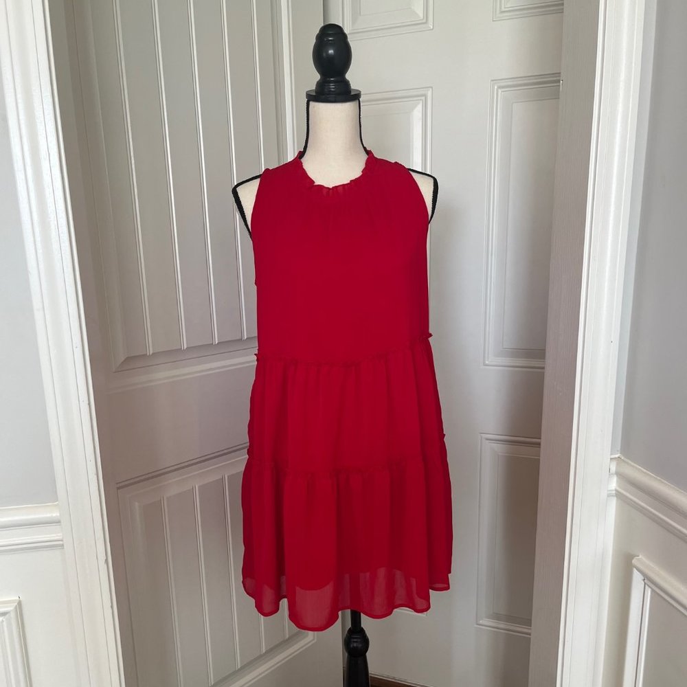 Red Summer, Flowy Dress